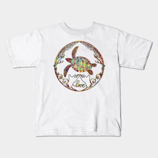 Sea Turtle Love Kids T-Shirt